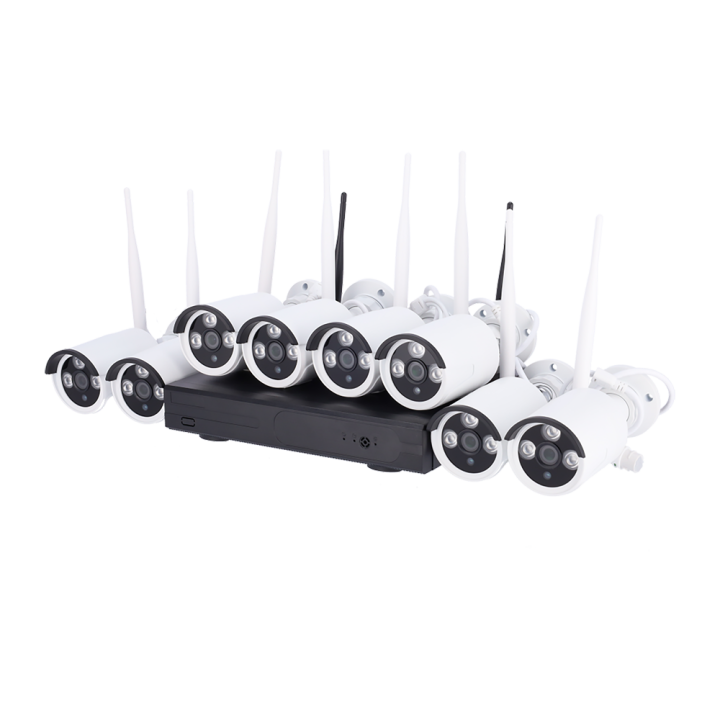 NIVIAN RETAIL NV-KIT830W-8CAM 8-Channel IP Camera Kit
