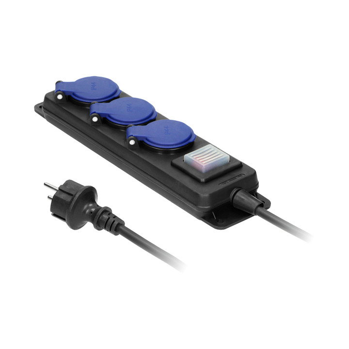 ORNO OR-AE-13192/5M Power Distribution Block 3 Sockets 5m IP44