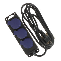 ORNO OR-AE-13295/3M Power Distribution Block 3 Sockets 3m IP44