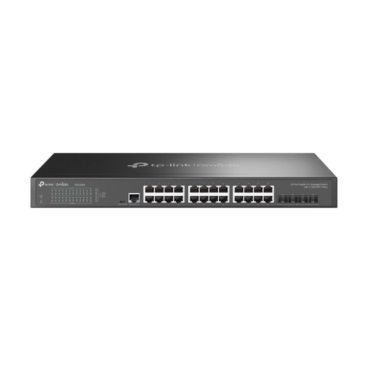 TP-Link TL-SG3428X JetStream 24-Port Gigabit L2+ Managed Switch with 4 10GE SFP+ Slots