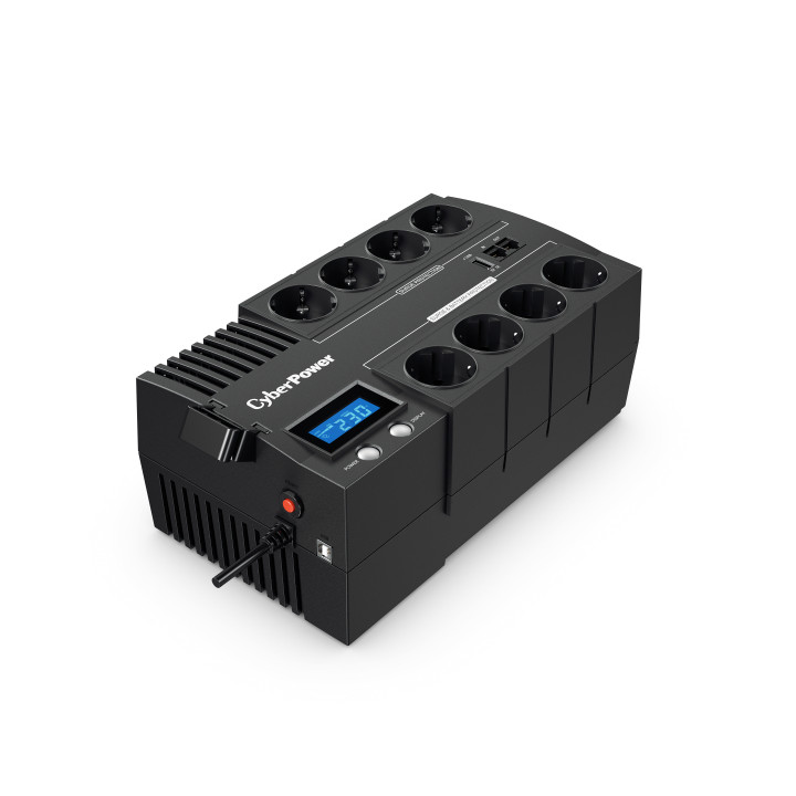 CyberPower BR1200ELCD-FR Uninterruptible Power Supply (UPS) Line-Interactive 1.2 kVA / 720 W, 8 Outlets