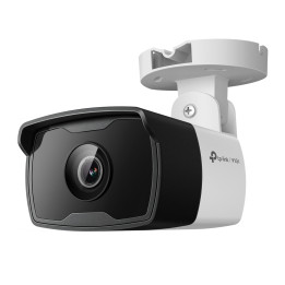 TP-Link VIGI C340I (6 mm) Caméra IP extérieure Bullet 4 MP avec objectif fixe 6 mm, PoE, H.265, vision nocturne IR
