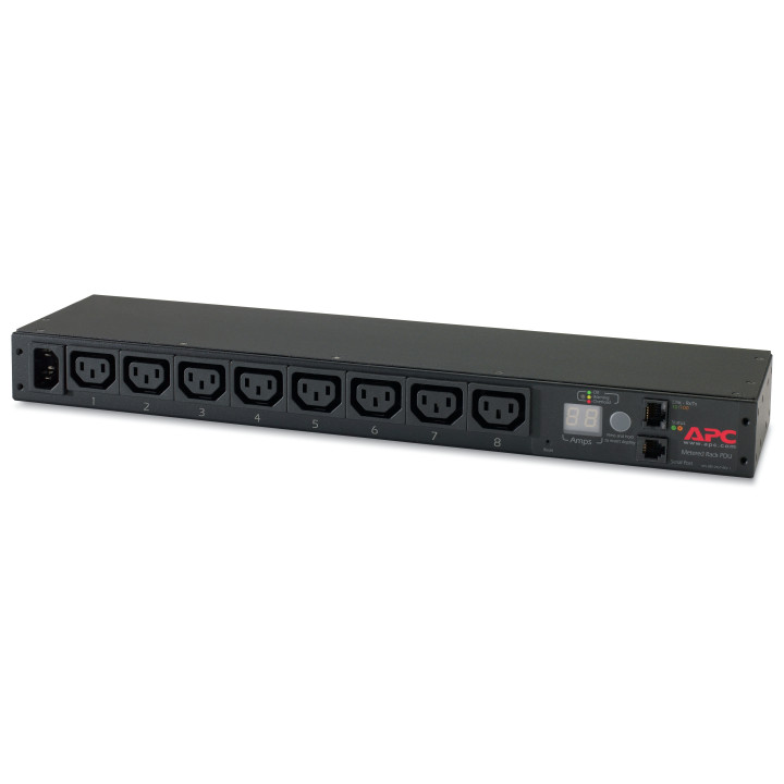 APC AP7820B Power Distribution Unit (PDU) – 8 Outlets, 0U/1U, Black