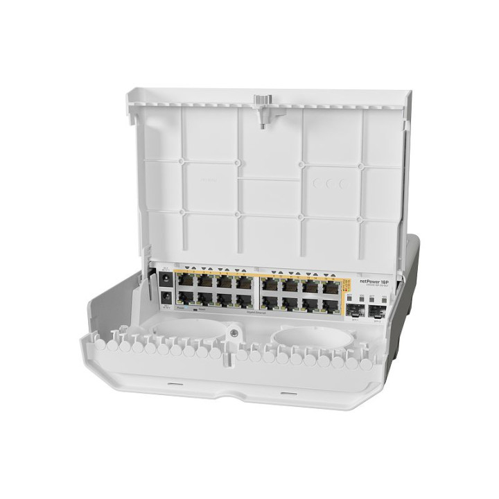 MikroTik netPower 16P (CRS318-16P-2S+OUT) Outdoor PoE Switch