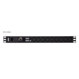 ATEN PE1109G-AT-G Basic Metered 1U PDU (10A, 9 Outlets IEC C13)