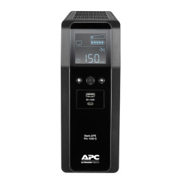 APC Back-UPS Pro BR1600SI 1600VA/960W UPS, Sinewave, 8 Outlets, AVR, LCD, Black