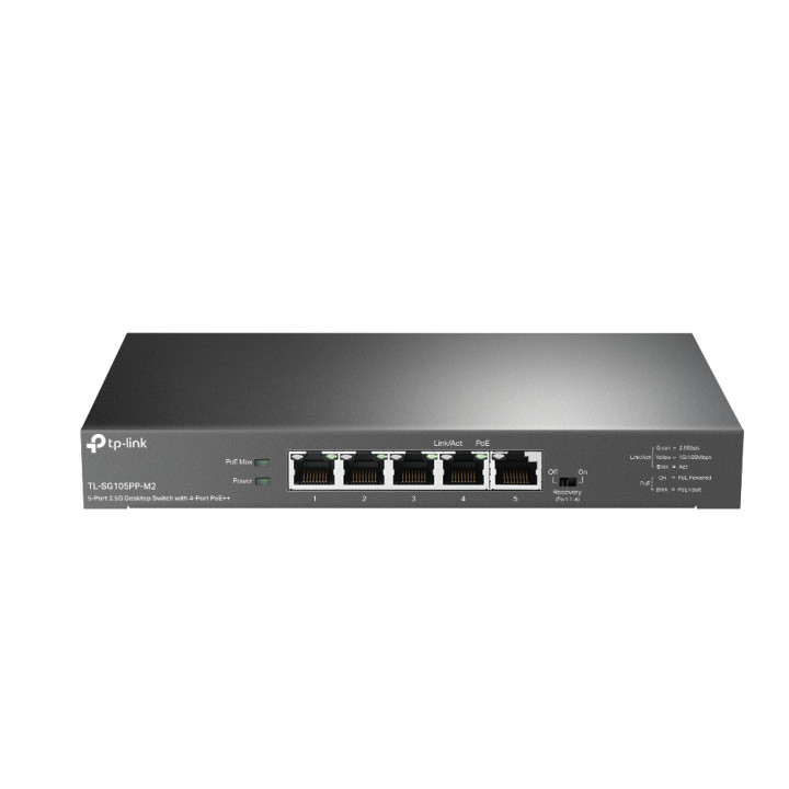 TP-Link TL-SG105PP-M2 5-порт 2.5G PoE++ коммутатор