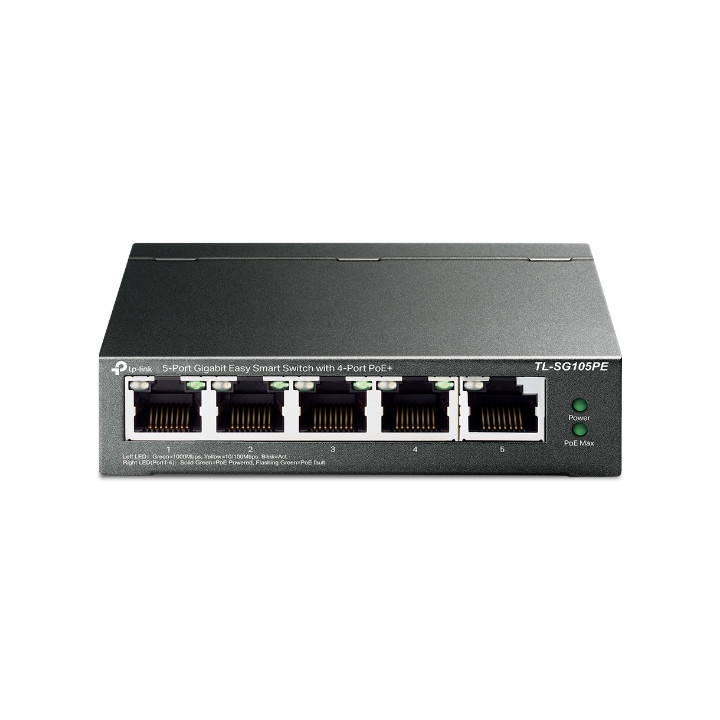 TP-Link TL-SG105PE 5-портовый Gigabit PoE+ коммутатор