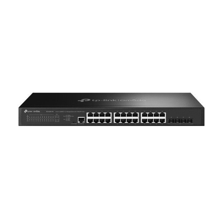 TP-Link SG3428X-M2 (TL-SG3428X-M2) JetStream 24-Port 2.5GBASE-T L2+ Managed Switch with 4 10GE SFP+ Slots