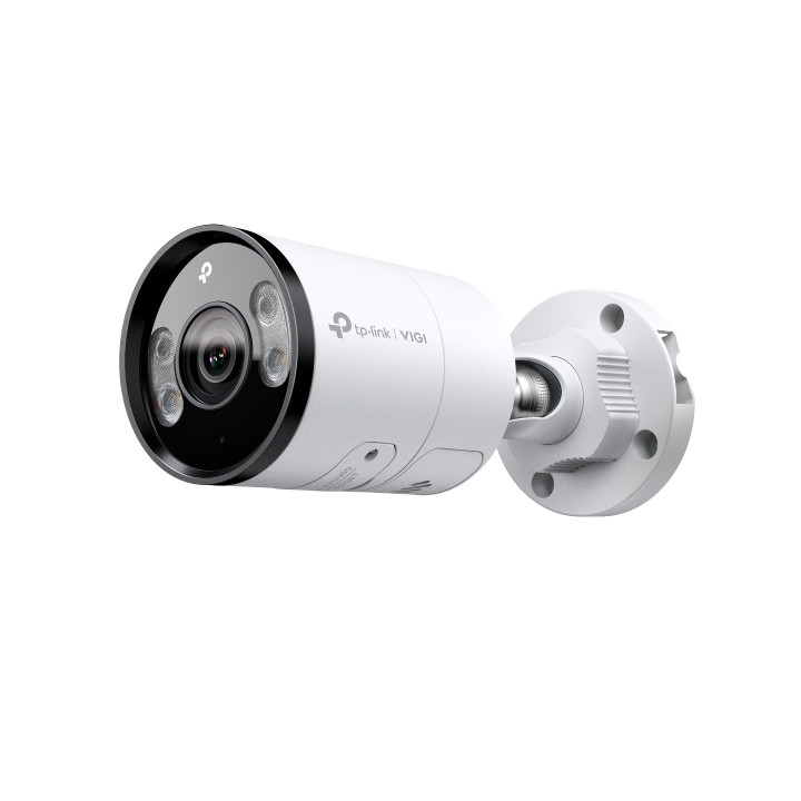 TP-Link VIGI C345 (6 mm) Caméra IP Bullet couleur 4 MP avec PoE, objectif fixe 6 mm, extérieur, détection AI