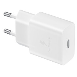 Samsung 15W USB-C Power Adapter with Cable, White EP-T1510XWEGEU