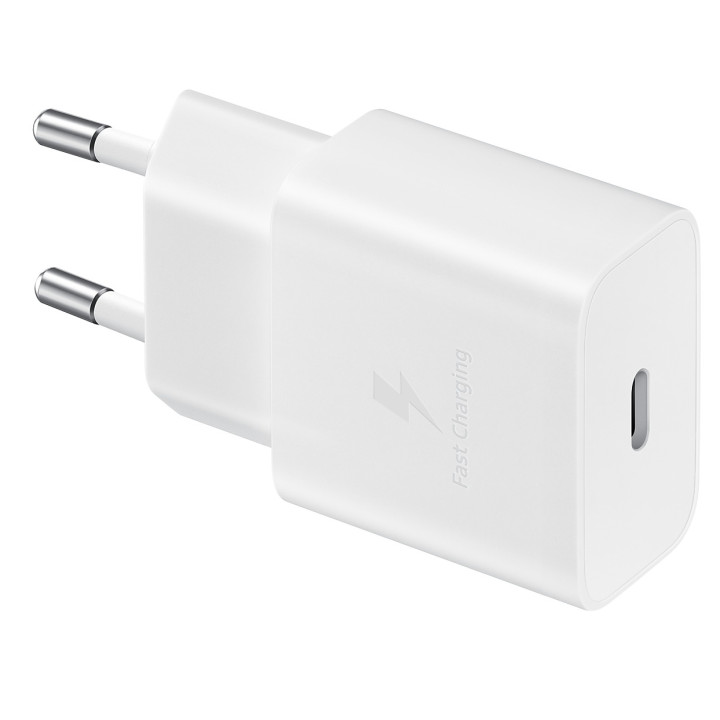 Samsung 15W USB-C Power Adapter with Cable, White EP-T1510XWEGEU
