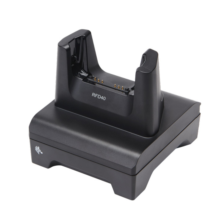 Zebra CRD1S0T-RFD49-UNIV-CHG-1R RFID Reader Charger, Black, Indoor