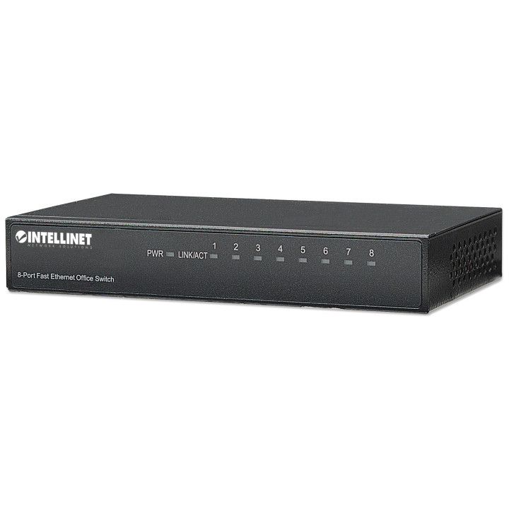 Intellinet 8-Port Fast Ethernet Office Retail Switch - 523318