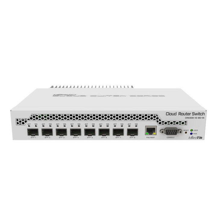 MikroTik CRS309-1G-8S+IN Managed Switch 1x Gigabit 8x SFP+ PoE