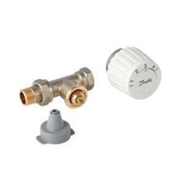 Danfoss RTL Set 003L1080 (FJVR 15 Straight Valve + FJVR 10-50°C White Head)