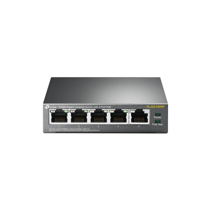 TP-Link TL-SG1005P 5-портовый гигабитный PoE+ коммутатор