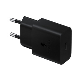 Samsung 15W USB-C Power Adapter with Cable, Black (EP-T1510XBEGEU)