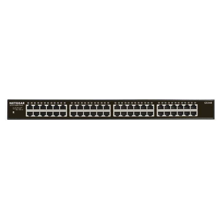 NETGEAR GS348-100EUS 48-Port Gigabit Unmanaged Rackmount Switch