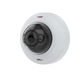 AXIS 02113-001 Dome IP Security Camera, Indoor, 2304x1728, White