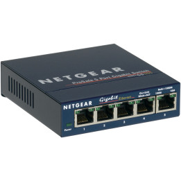 NETGEAR GS105GE 5-Port Copper Gigabit Switch
