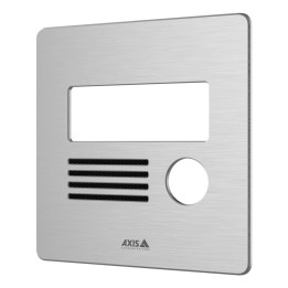 AXIS 02070-001 Intercom Faceplate, Stainless Steel