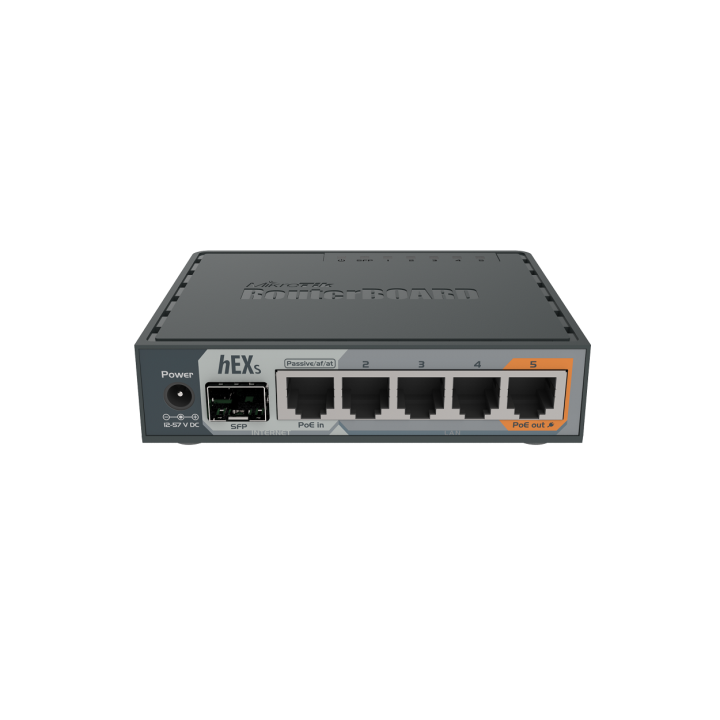 MikroTik hEX S 5x Gigabit Ethernet Router (RB760IGS)