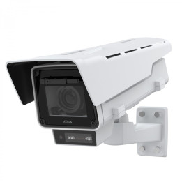 AXIS 02168-001 Box IP Security Camera, Outdoor, 2688x1512, Ceiling/Wall, White