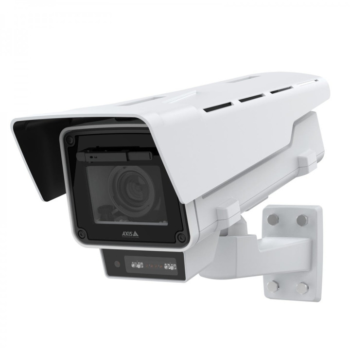 AXIS 02168-001 Box IP Security Camera, Outdoor, 2688x1512, Ceiling/Wall, White