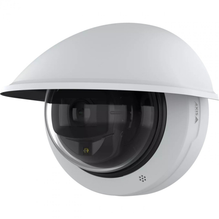 AXIS 02814-001 Dome IP Security Camera, Outdoor, 1920x1080, White