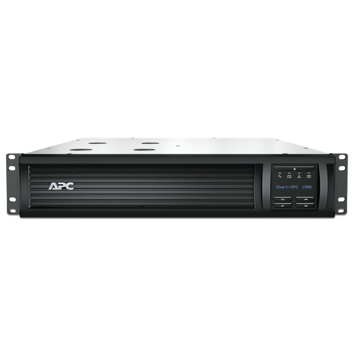 APC SMT1500RMI2UC Line-Interactive UPS 1.5 kVA / 1000 W, 4 Outlets, Black