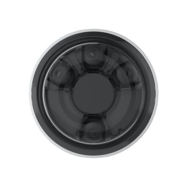 Caméra panoramique AXIS P3748-PLVE Caméra IP extérieure Fisheye 12MP 4K avec vue à 360°, PoE, IR, IK10