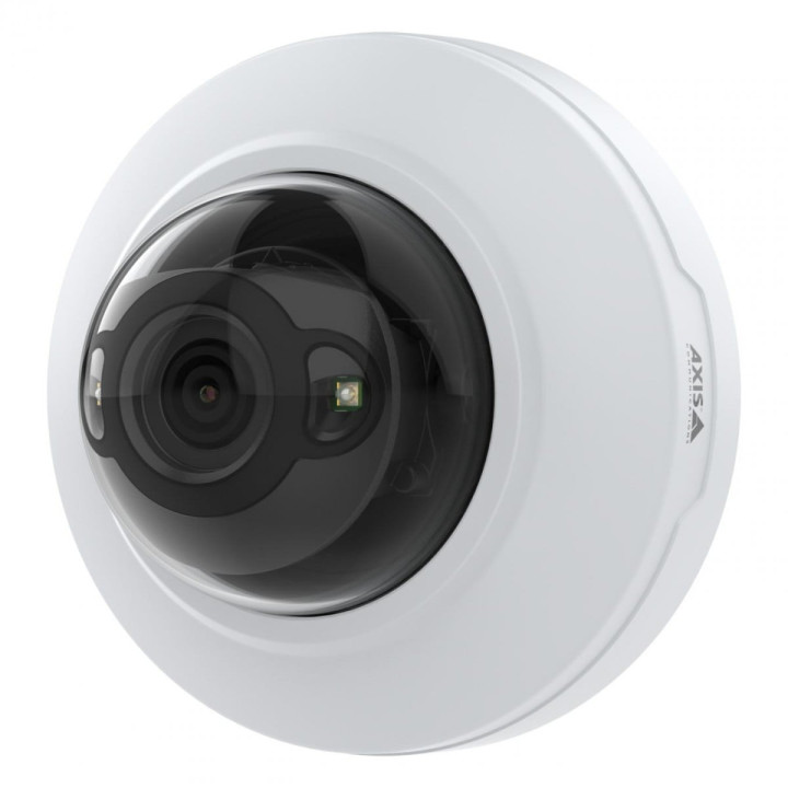AXIS 02677-001 Dome IP Security Camera, 1920x1080, White