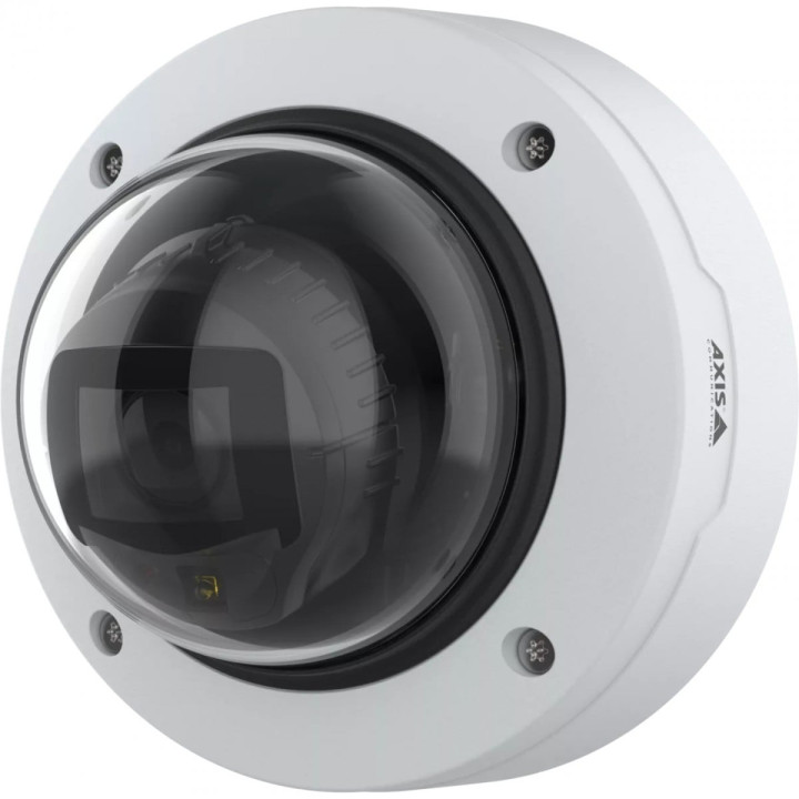 Axis 03152-001 P3277-LV Cámara de seguridad IP domo, 5 MP, interior/exterior, montaje en techo/pared, color blanco