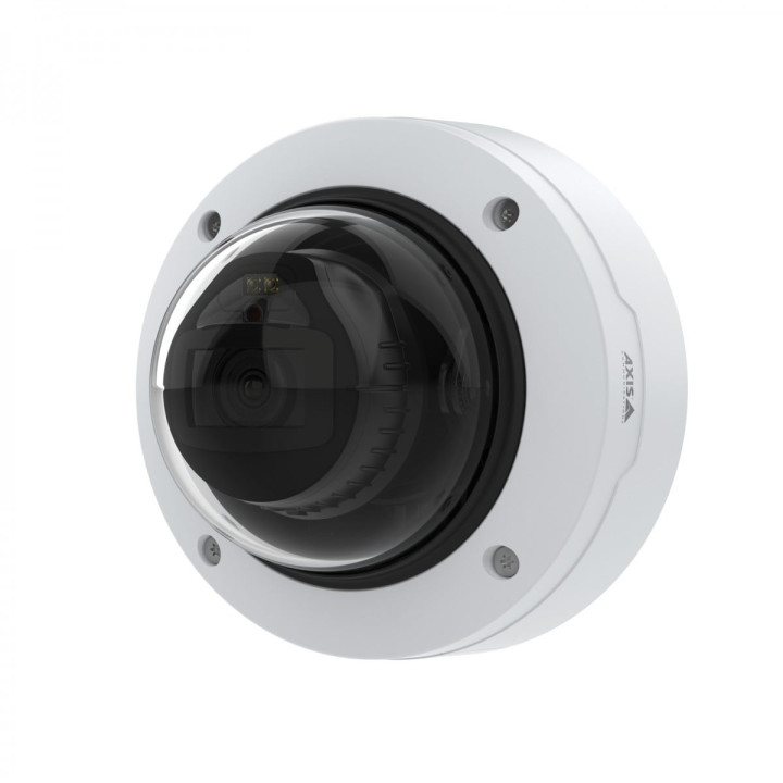 AXIS 02329-001 Dome IP Security Camera, Indoor, 5MP, White