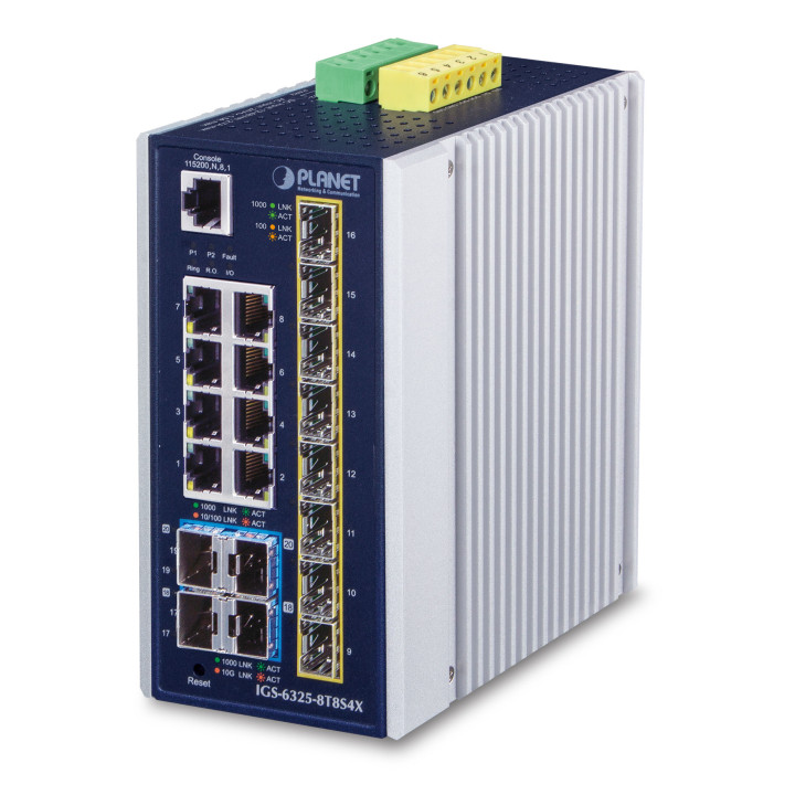 PLANET IGS-6325-8T8S4X Managed 8-Port Gigabit Ethernet Switch