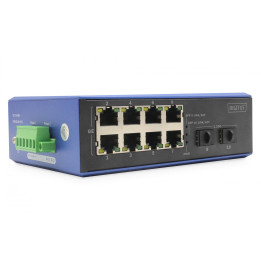 DIGITUS DN-651150 Industrial 8+2-Port Gigabit Ethernet Switch (8 GE RJ45, 2 GE SFP)