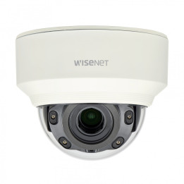Hanwha Vision XND-L6080R Caméra de sécurité IP dôme IR 2 MP, 1920 x 1080, intérieur/extérieur, montage au plafond