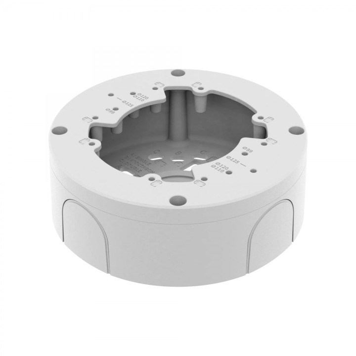 Scatola di connessione Hanwha Vision SBV-140BW per telecamere di sicurezza, scatola di giunzione da 0,45 kg