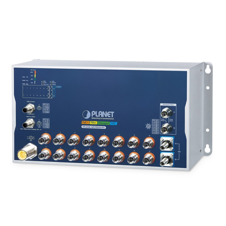 PLANET ITS-6326-16P2TB2XS-WV PoE коммутатор 16 портов
