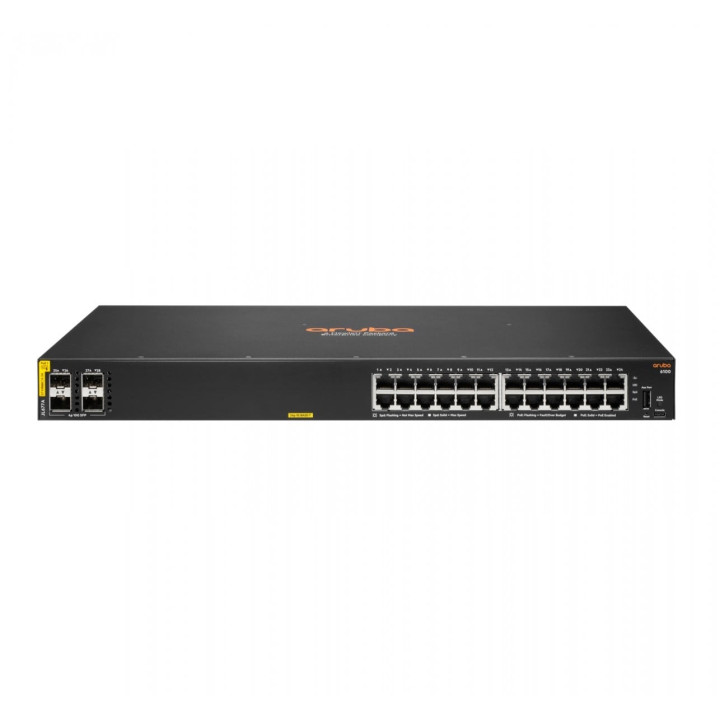 HPE Aruba 6100 JL677A 24G PoE+ коммутатор 370W