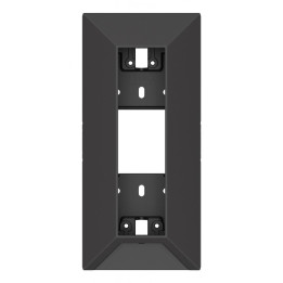 Skrzynka montażowa Hanwha Vision SBS-165B do wideodomofonu, czarna, dwukierunkowe audio