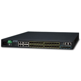 PLANET SGS-6341-16S8C4XR Layer 3 Managed Gigabit Switch with 16 SFP, 8 Gigabit TP/SFP, 4 10G SFP+ Ports, 36-75V DC