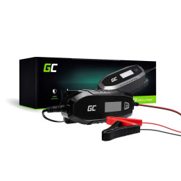 Green Cell ACAGM07 Battery Charger for AGM, Gel and Lead Acid 6V/12V 4A