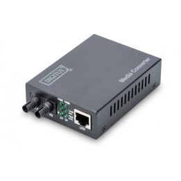 DIGITUS DN-82010-1 Fast Ethernet Media Converter, Multimode ST, 1310nm, 2km