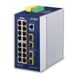 PLANET IGS-6325-16P4S промышленный PoE+ коммутатор