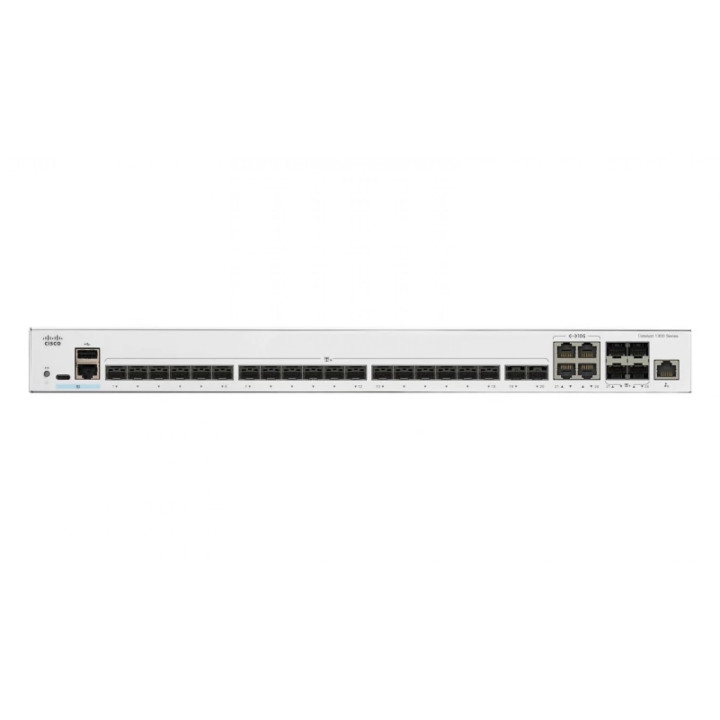 Cisco Catalyst 1300 C1300-24XS 24-Port SFP+ Switch, 4x10GE Shared, Managed