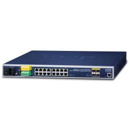 PLANET IGS-5225-16T4S Industrial L2+/L4 Managed Ethernet Switch, 16x Gigabit + 4x SFP, IP30, -40-75°C