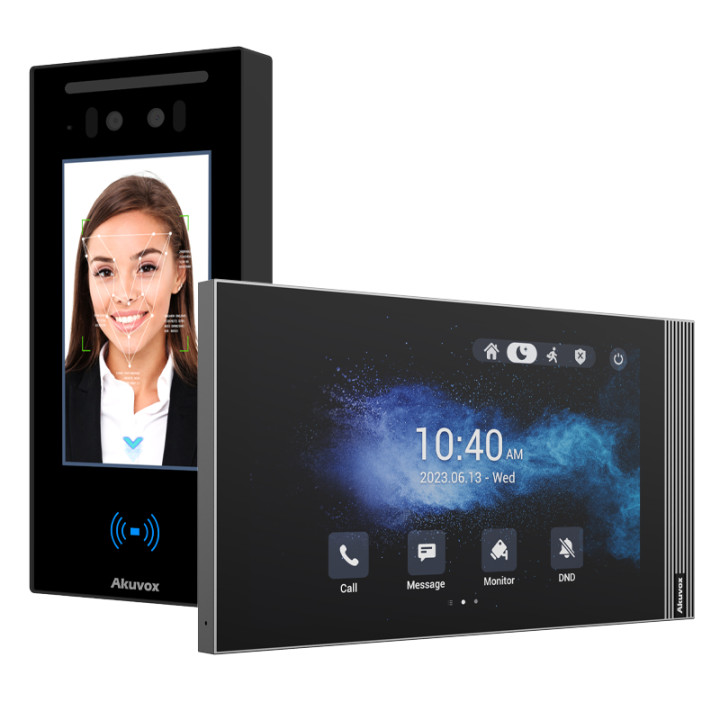 Akuvox E16C Video Doorbell Kit with S567W Monitor White