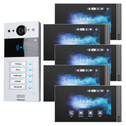 Akuvox R20BX5 IP Intercom Kit with 5x S563W 8" Monitors